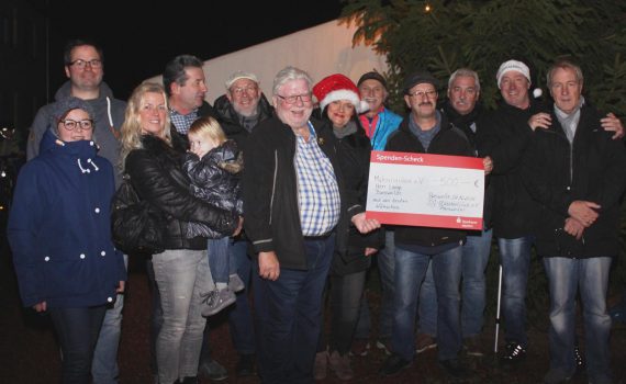 Spendenübergabe DJ Oldschoolclub Baesweiler