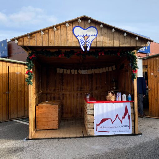 Hütte auf Weihnachtsmarkt Rurberg